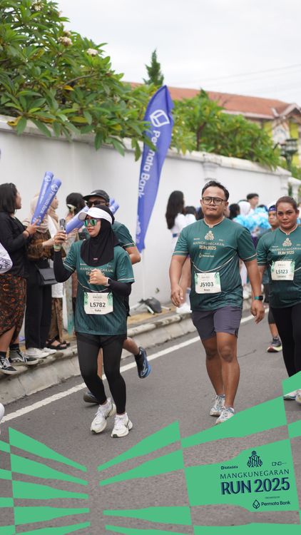Race photo from Mangkunegaran Run 2025