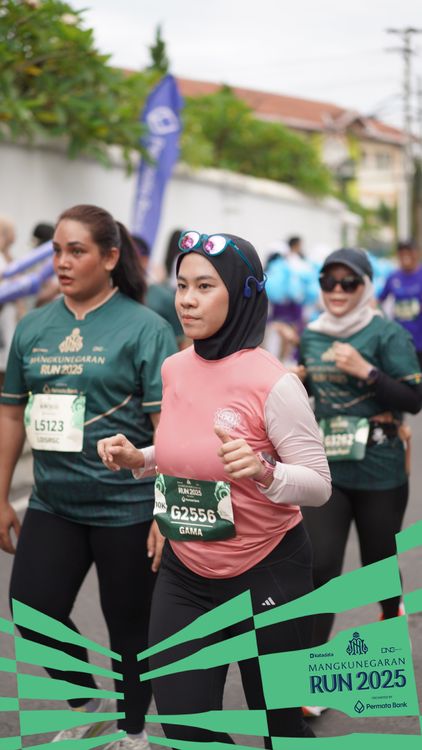 Race photo from Mangkunegaran Run 2025