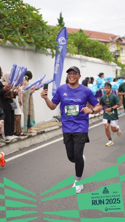 Race photo from Mangkunegaran Run 2025