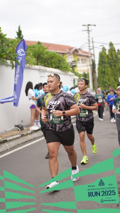 Race photo from Mangkunegaran Run 2025