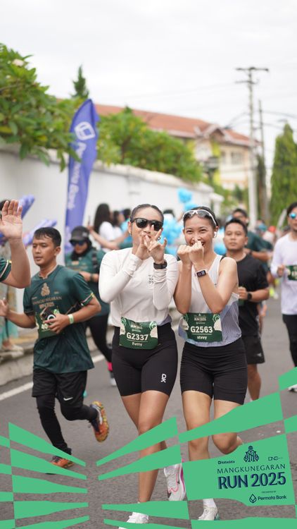Race photo from Mangkunegaran Run 2025