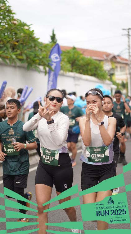 Race photo from Mangkunegaran Run 2025