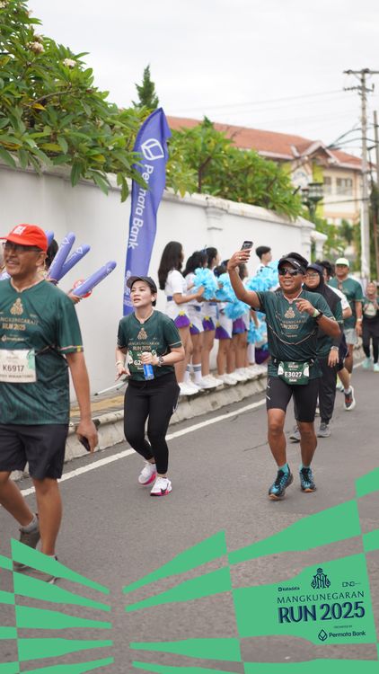 Race photo from Mangkunegaran Run 2025