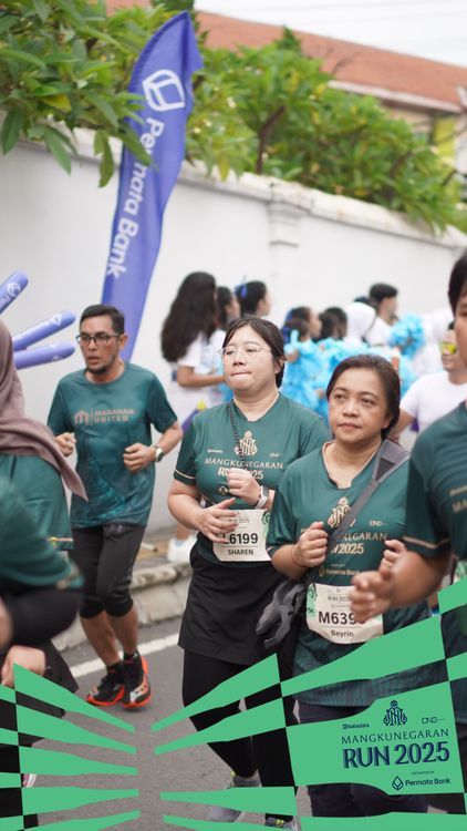 Race photo from Mangkunegaran Run 2025