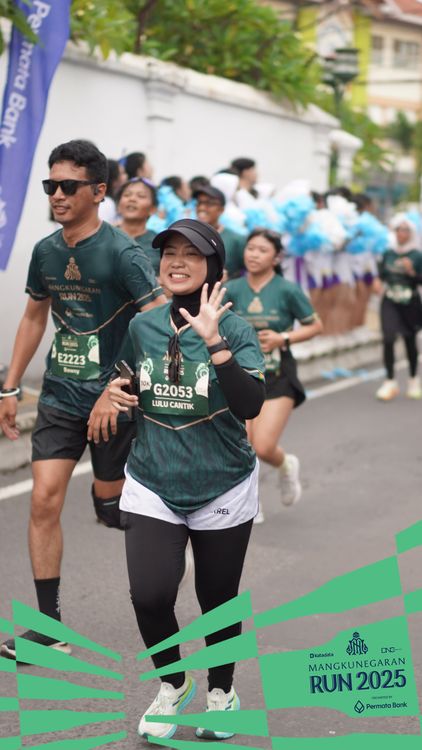 Race photo from Mangkunegaran Run 2025