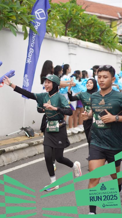 Race photo from Mangkunegaran Run 2025