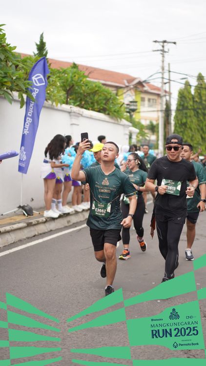 Race photo from Mangkunegaran Run 2025