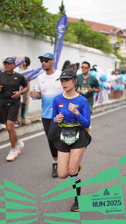 Race photo from Mangkunegaran Run 2025