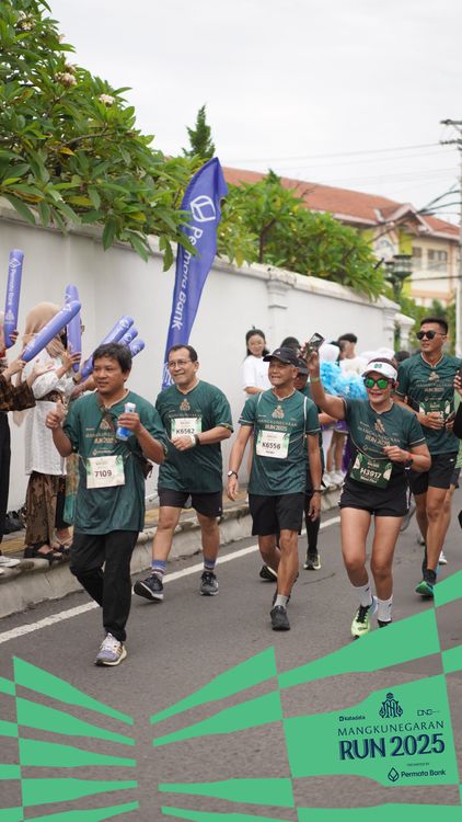 Race photo from Mangkunegaran Run 2025