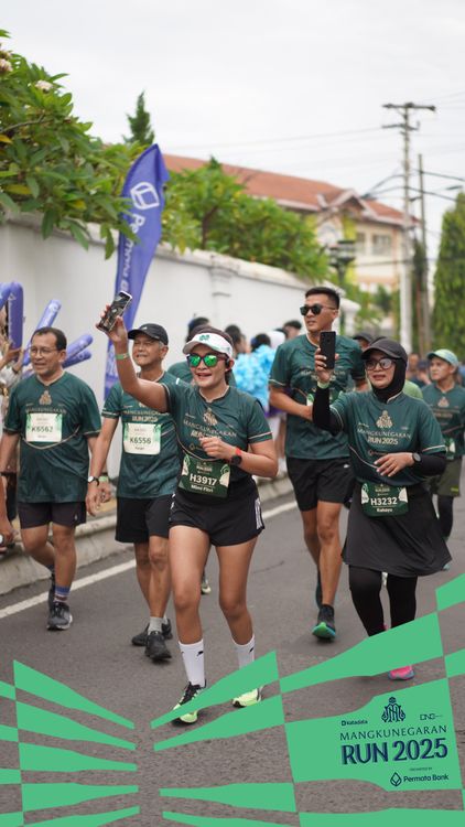 Race photo from Mangkunegaran Run 2025