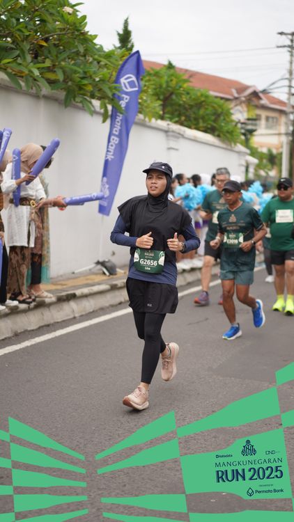 Race photo from Mangkunegaran Run 2025