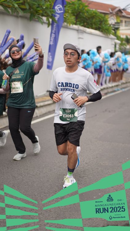 Race photo from Mangkunegaran Run 2025