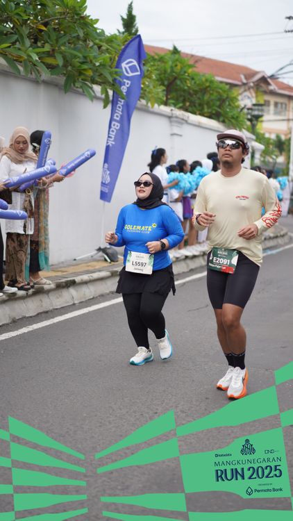 Race photo from Mangkunegaran Run 2025