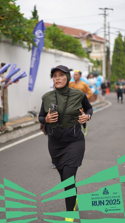 Race photo from Mangkunegaran Run 2025