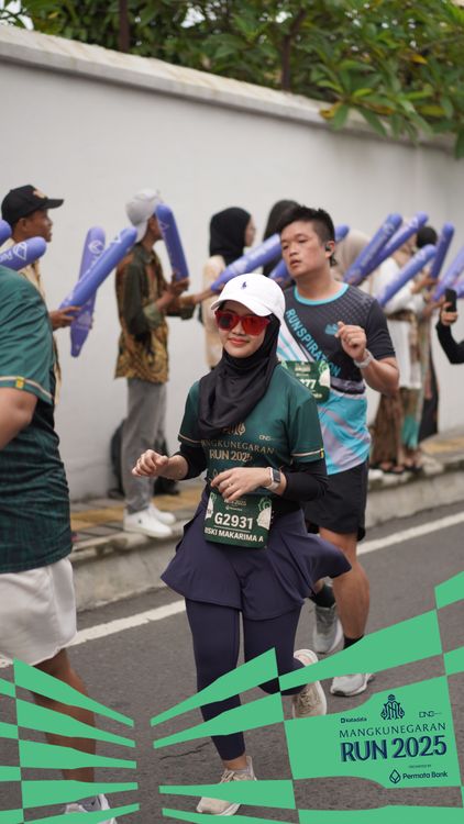 Race photo from Mangkunegaran Run 2025