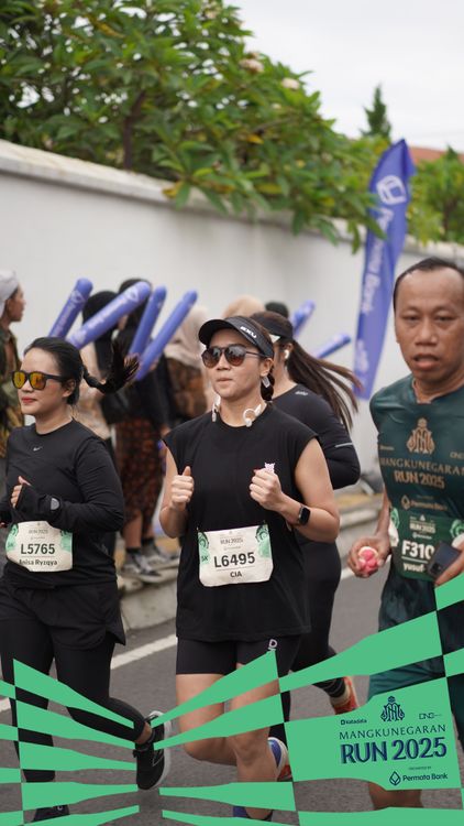 Race photo from Mangkunegaran Run 2025