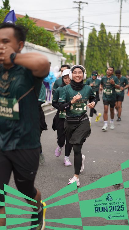 Race photo from Mangkunegaran Run 2025