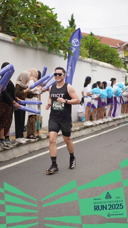 Race photo from Mangkunegaran Run 2025
