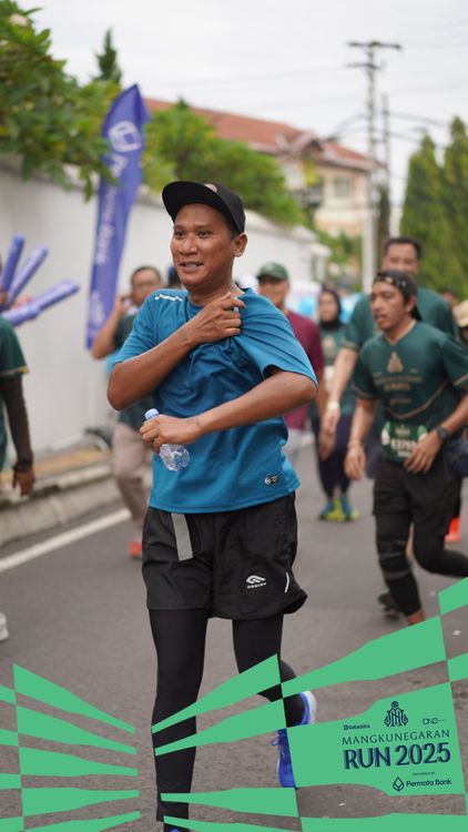 Race photo from Mangkunegaran Run 2025