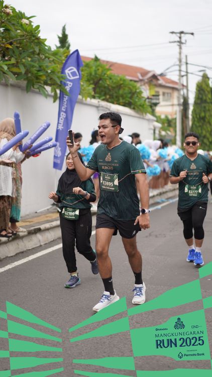 Race photo from Mangkunegaran Run 2025