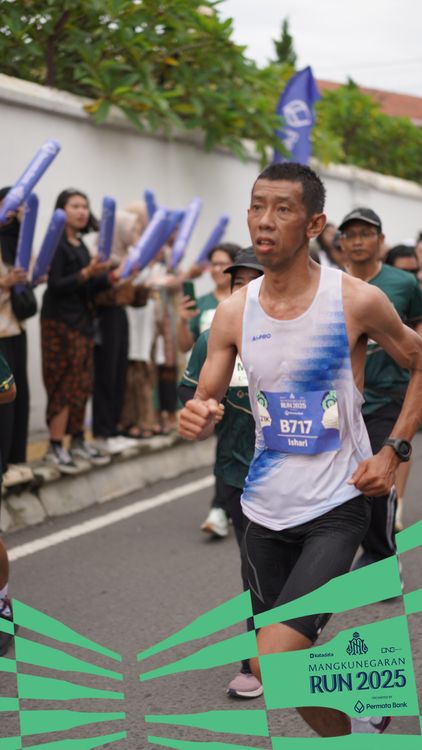 Race photo from Mangkunegaran Run 2025