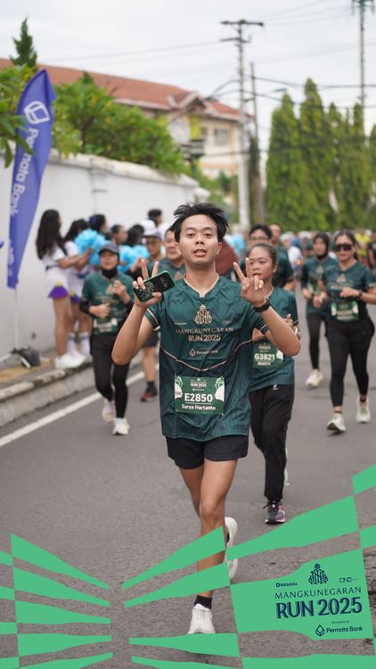 Race photo from Mangkunegaran Run 2025