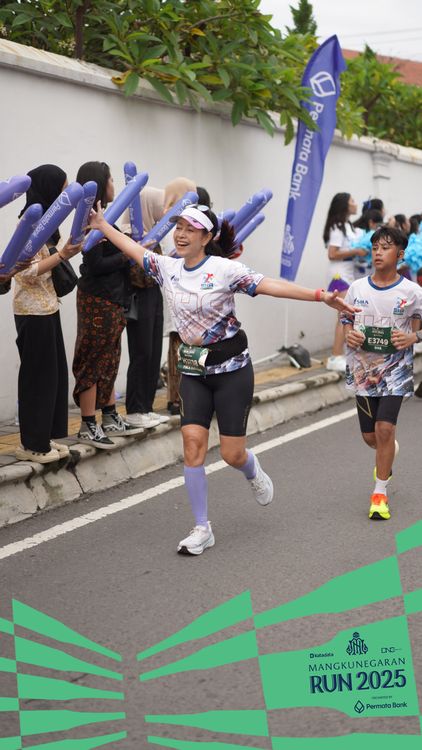 Race photo from Mangkunegaran Run 2025