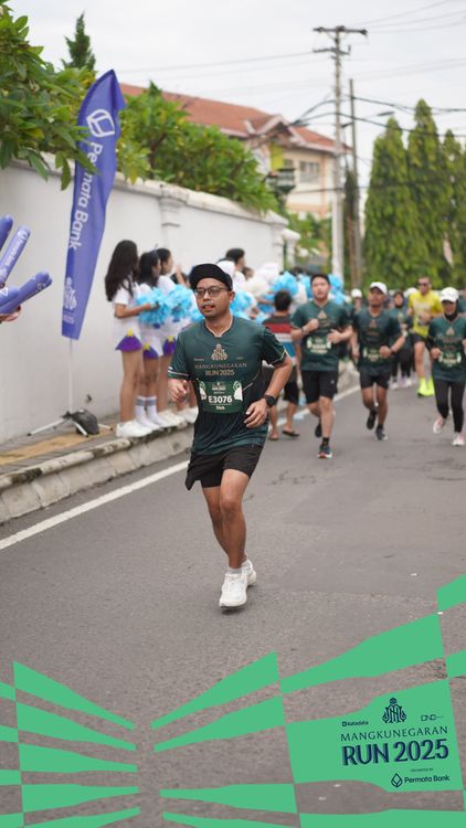 Race photo from Mangkunegaran Run 2025