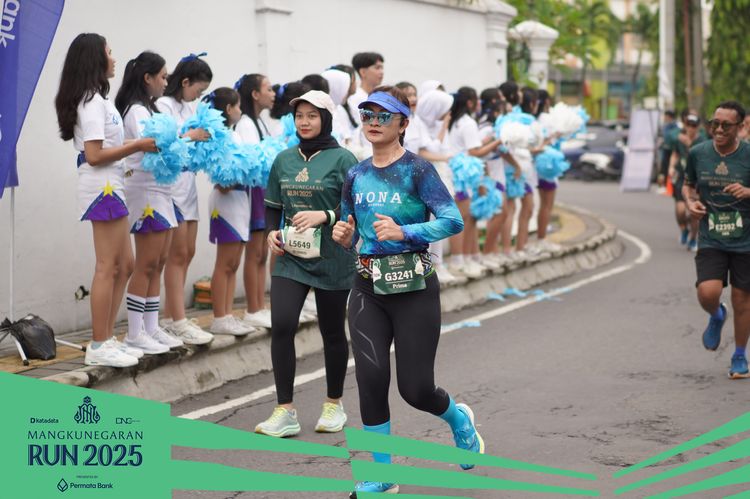 Race photo from Mangkunegaran Run 2025