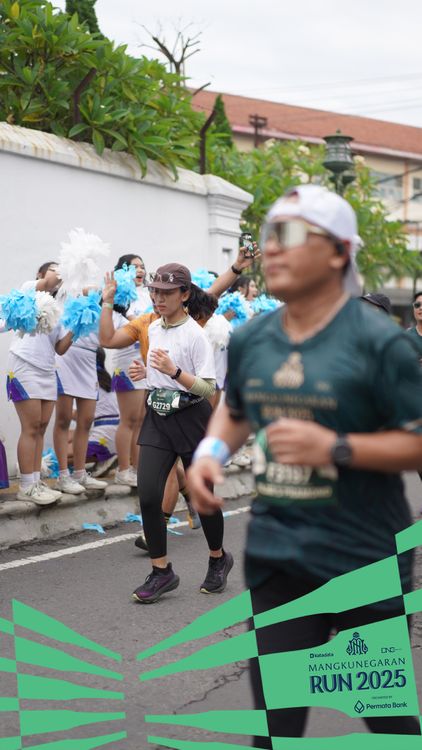 Race photo from Mangkunegaran Run 2025