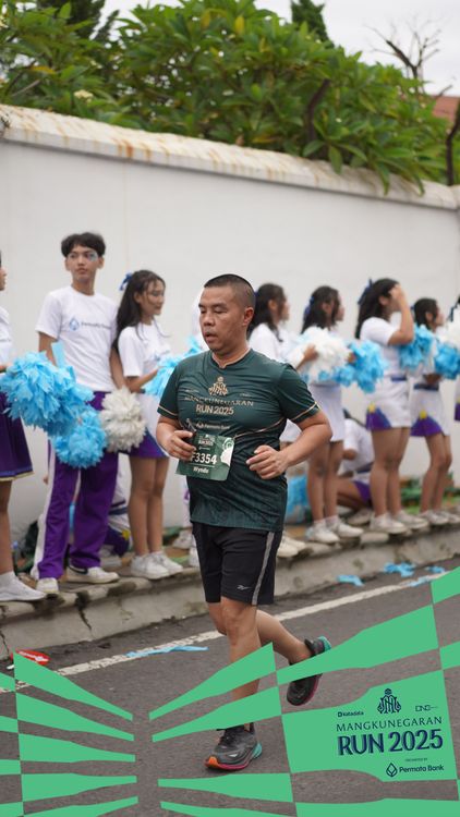 Race photo from Mangkunegaran Run 2025