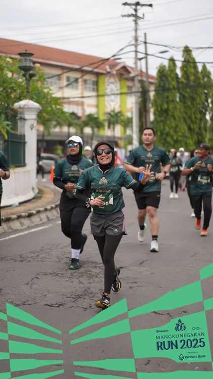 Race photo from Mangkunegaran Run 2025