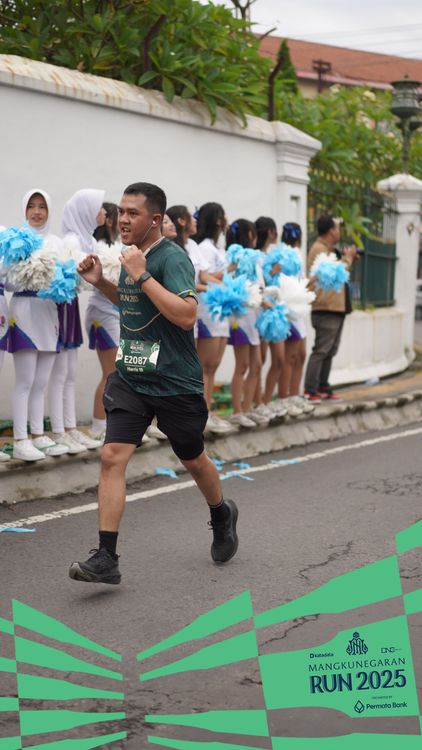 Race photo from Mangkunegaran Run 2025