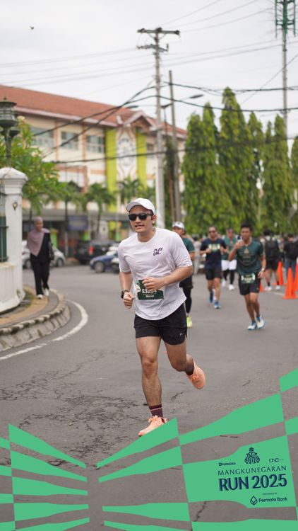 Race photo from Mangkunegaran Run 2025