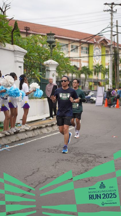 Race photo from Mangkunegaran Run 2025