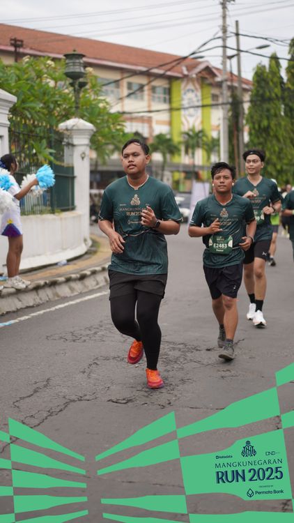 Race photo from Mangkunegaran Run 2025