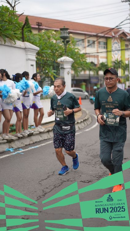 Race photo from Mangkunegaran Run 2025