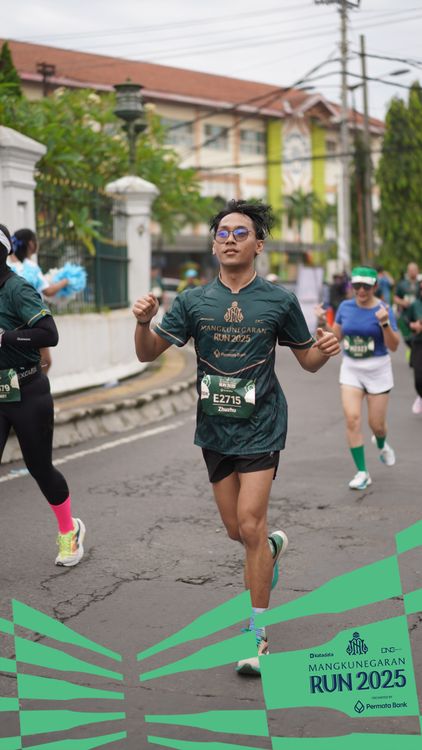 Race photo from Mangkunegaran Run 2025