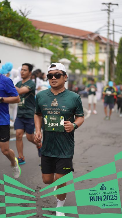 Race photo from Mangkunegaran Run 2025
