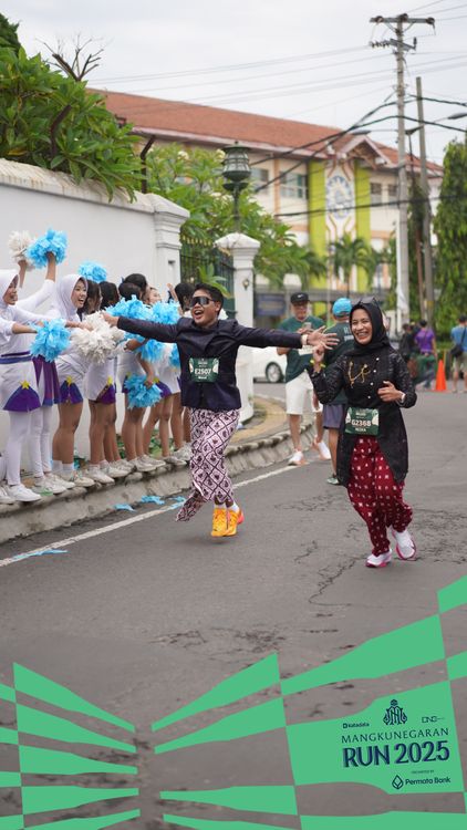 Race photo from Mangkunegaran Run 2025