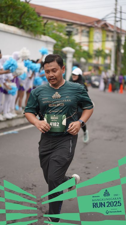 Race photo from Mangkunegaran Run 2025