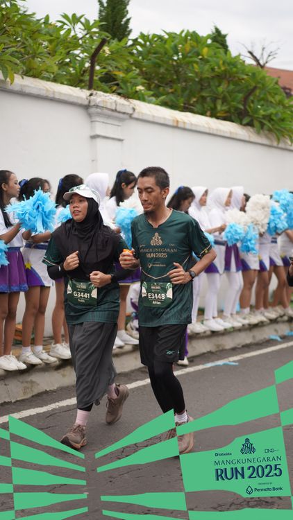 Race photo from Mangkunegaran Run 2025