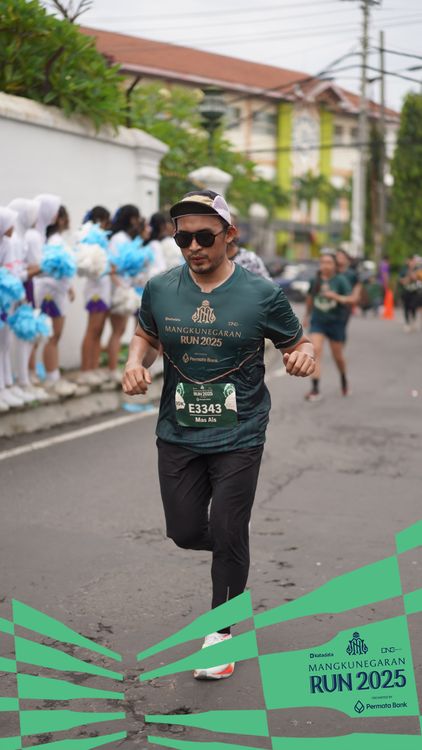 Race photo from Mangkunegaran Run 2025