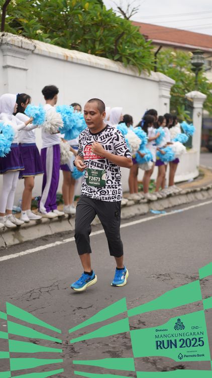 Race photo from Mangkunegaran Run 2025