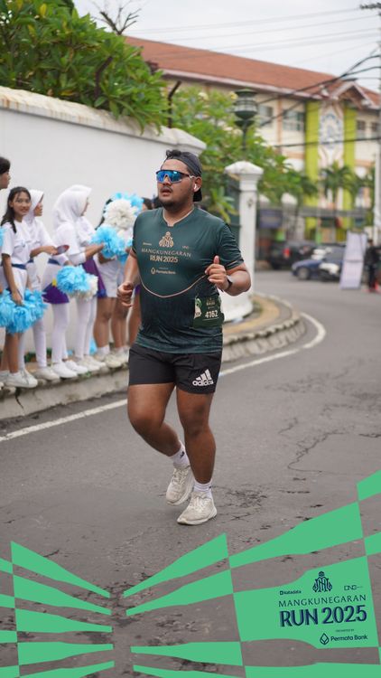 Race photo from Mangkunegaran Run 2025