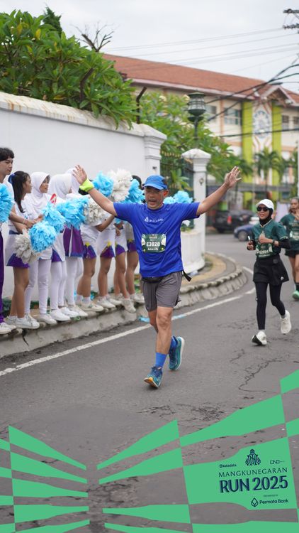 Race photo from Mangkunegaran Run 2025