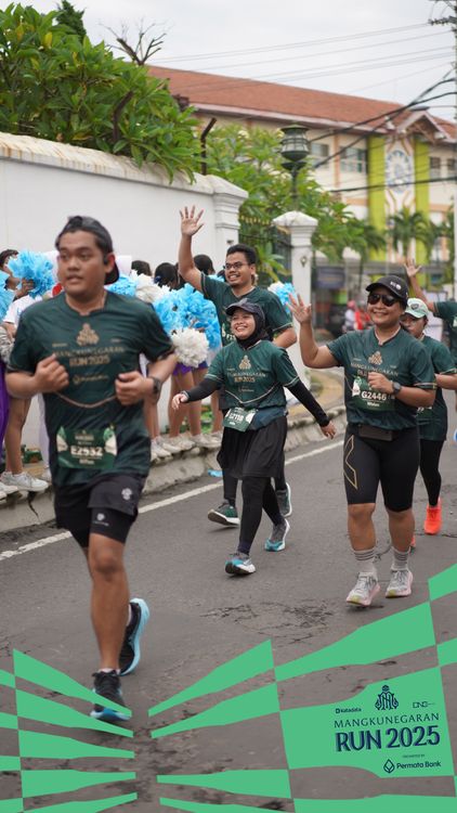 Race photo from Mangkunegaran Run 2025