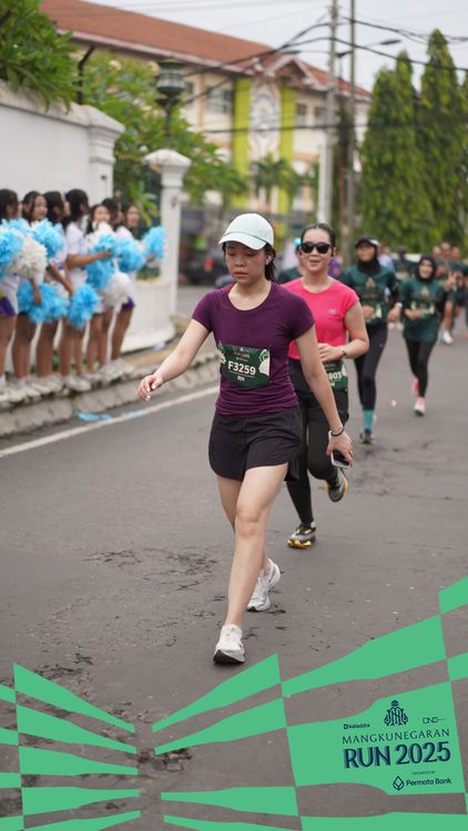 Race photo from Mangkunegaran Run 2025