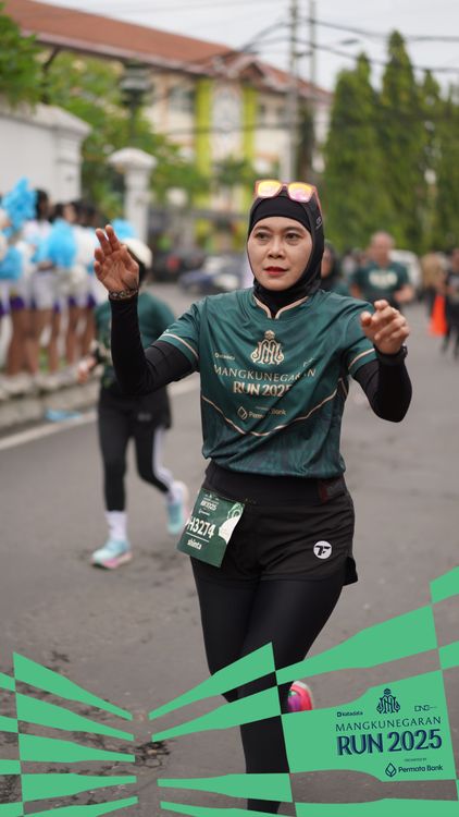 Race photo from Mangkunegaran Run 2025