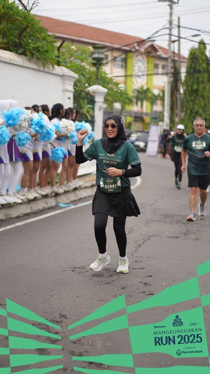 Race photo from Mangkunegaran Run 2025